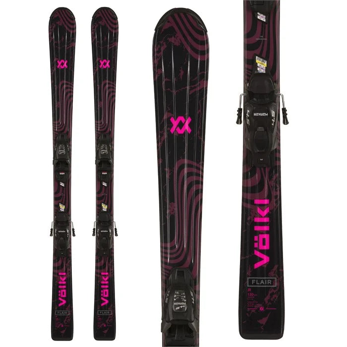 Völkl Flair Jr Skis + vMotion 4.5 Jr Bindings Kids' 2025