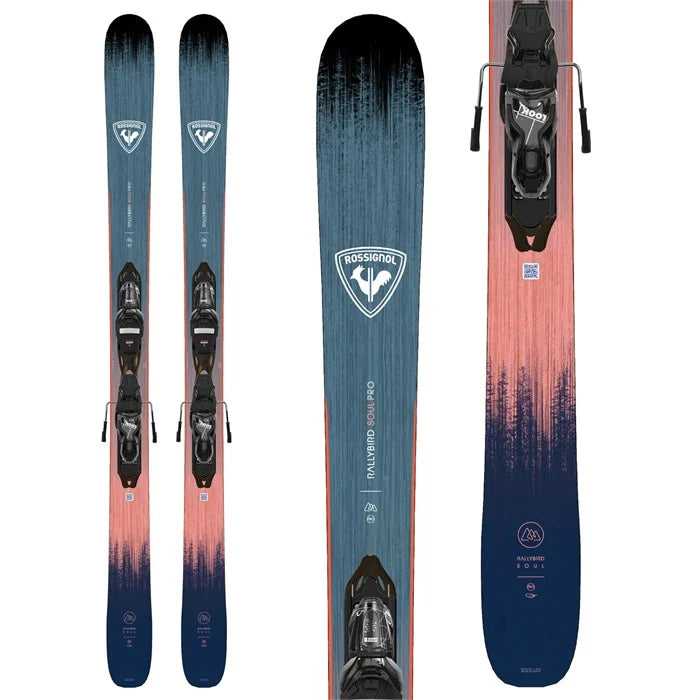 Rossignol Rallybird Soul Pro Skis + XP 10 Bindings Women's 2025