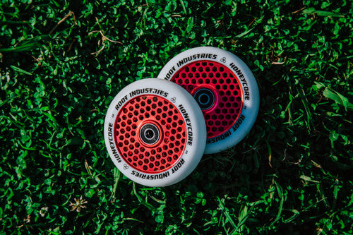 Honeycore Wheels | White / Red