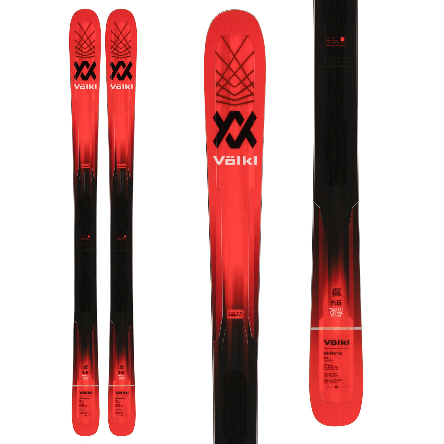 Völkl M6 Mantra Skis 2022 + Marker Griffon 13 ID Ski Bindings 2022