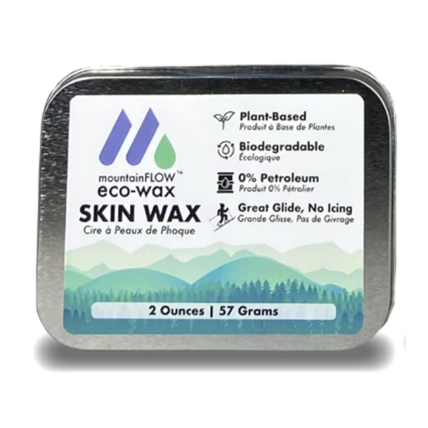 mountainFLOW eco-wax Rub On Climbing Skin Wax